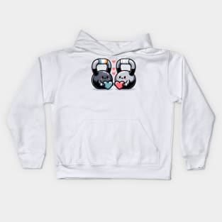 Kettlebell Love Connection Kids Hoodie